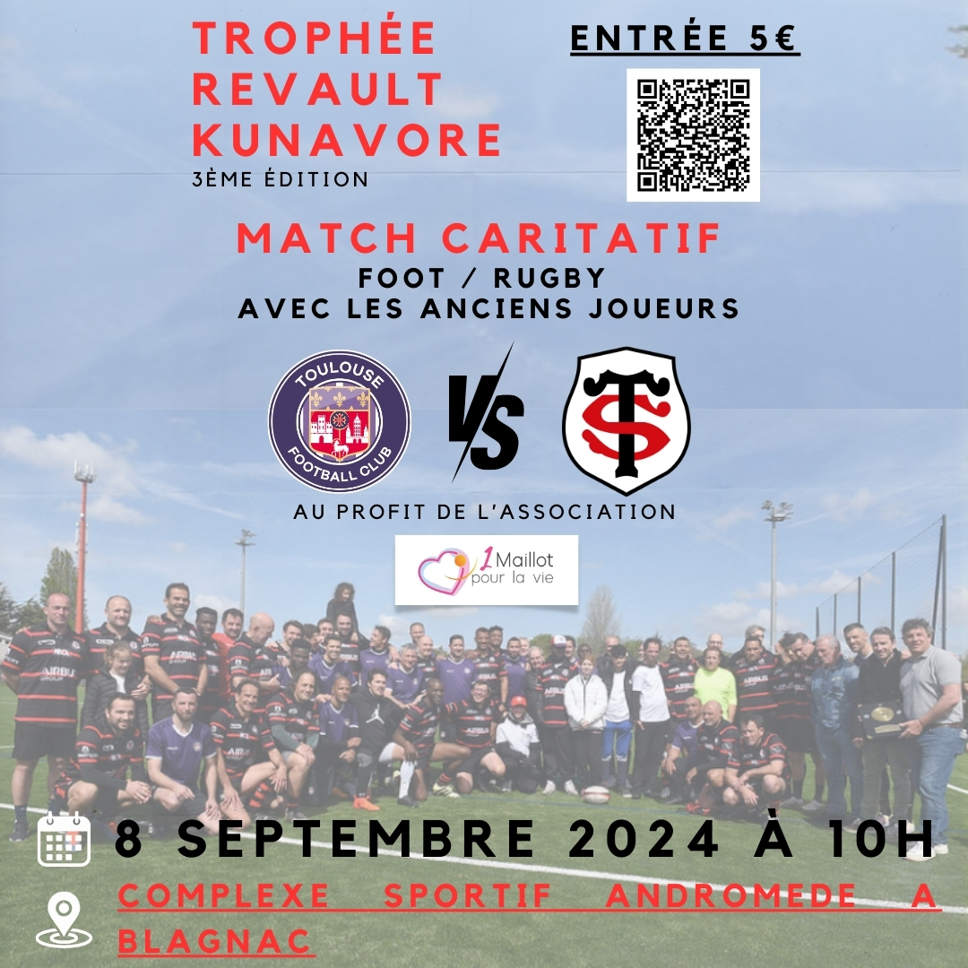 Affiche match des anciens TFC - ST (Publication Instagram)