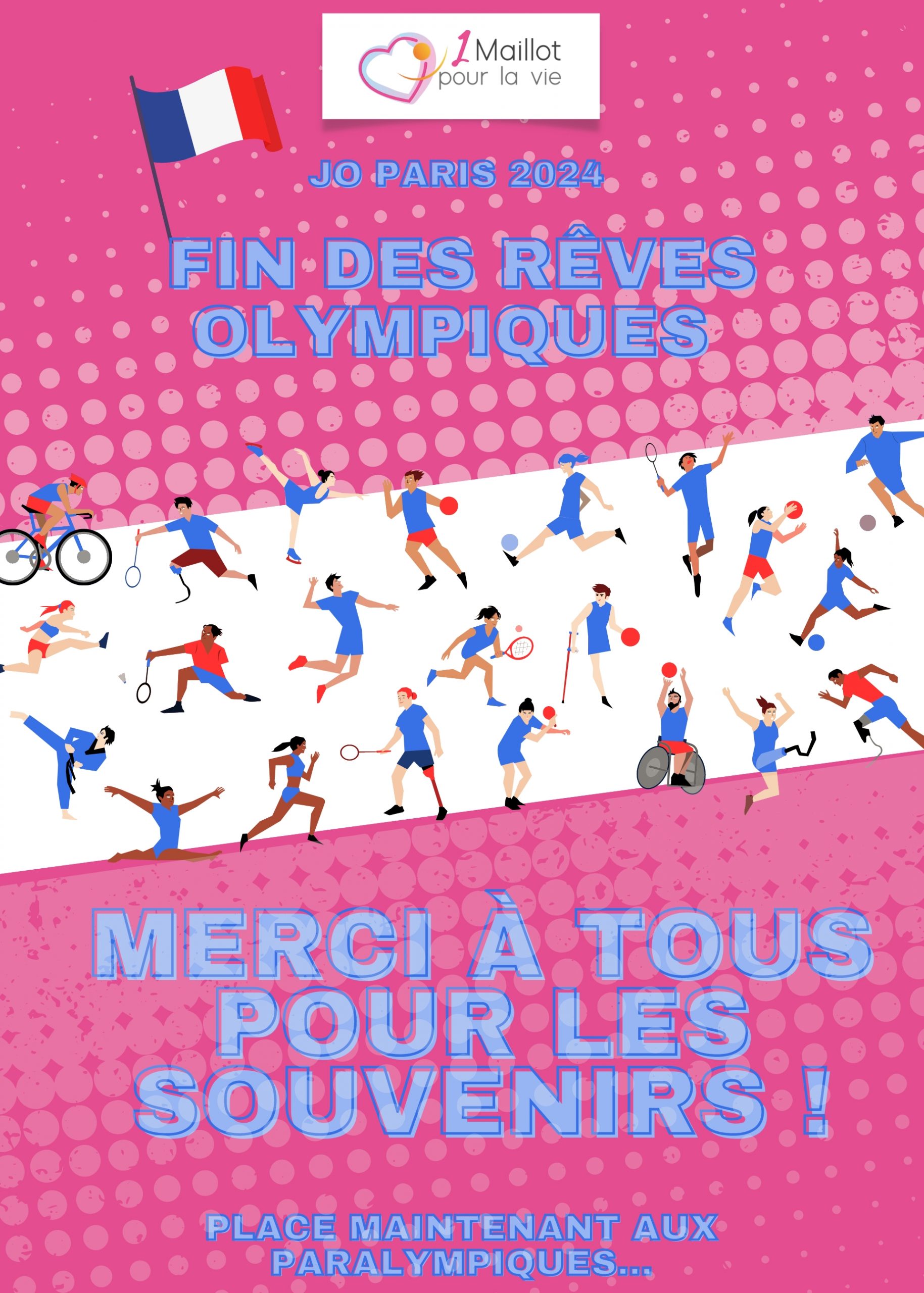 MERCI PARIS 1 Maillot Pour La Vie