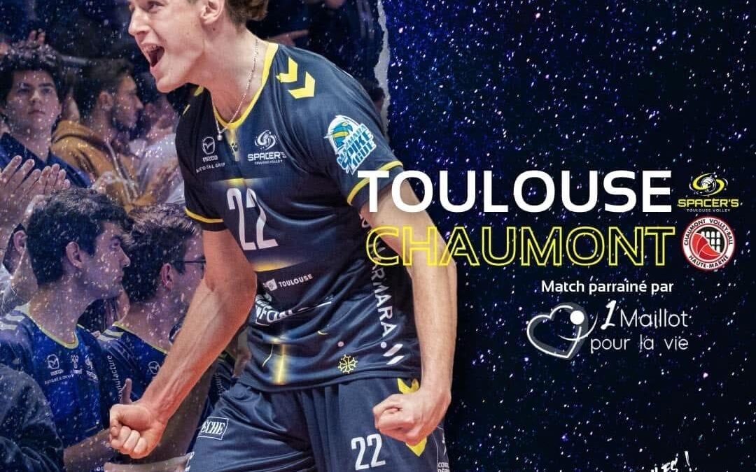 SPACERS vs CHAUMONT parrainé par 1 MAILLOT POUR LA VIE