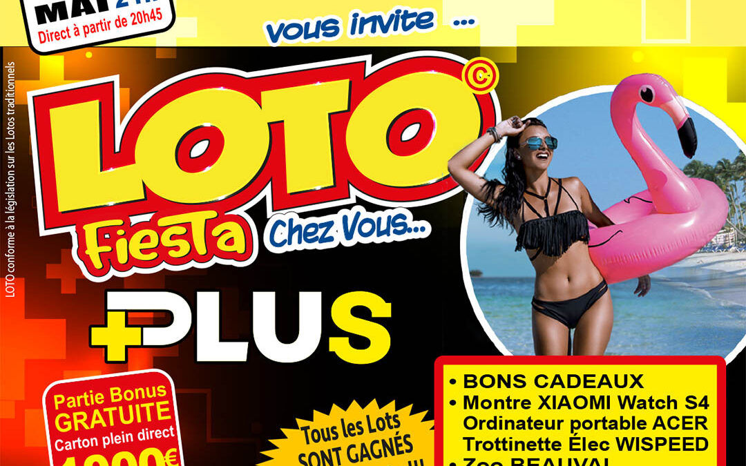 Loto Fiesta chez vous revient dès le vendredi 1er mai 2026 !